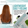 thumbnail image 4 of KERAGEN - Volumizing Conditioner for Fine Hair with Keratin and Collagen, Sulfate Free 32 Oz - Add Thickness, Hydrates and Enhances Hair Volume, with Panthenol, Vitamins, and Jojoba Oil, 4 of 7