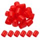thumbnail image 1 of Tapas de goma de 28 mm ID, 35 piezas, tapas de goma de alta temperatura, puntas de goma, tapas de tornillo, protector de rosca flexible para tubos, tornillos, jigs de pesca, sillas, rojas, 1 of 6