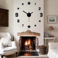 thumbnail image 2 of Reloj De Pared O Escritorio Black Star Mute Diy, 1 Pieza, 40, 2 of 7