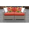 thumbnail image 2 of Ensemble de Meubles de Patio en Osier d'Extérieur 2 Pcs en Tangerine, 2 of 2