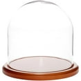 thumbnail image 2 of Plymor Cloche d'Affichage en Verre 8 "x 8" (Base Noyer MDF), 2 of 3