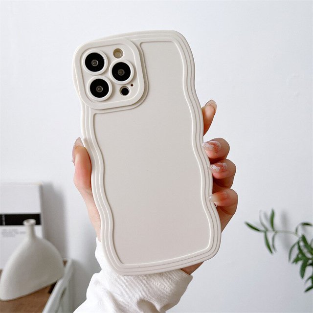 Funda de teléfono con patrón de onda sólida Simple, carcasa suave para iphone 14, 13, 12, 11 Pro Max, X, XR, XS, XS Max, 7, 8 Plus, cubierta de TPU, nuevos productos