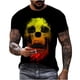 thumbnail image 1 of Hombre Unisex Diario Camiseta 3D Estampado Gráfico Estampados Animal Estampado Manga Larga Tops Casual Bloue Pompotops oipoqjl4744, 1 of 9