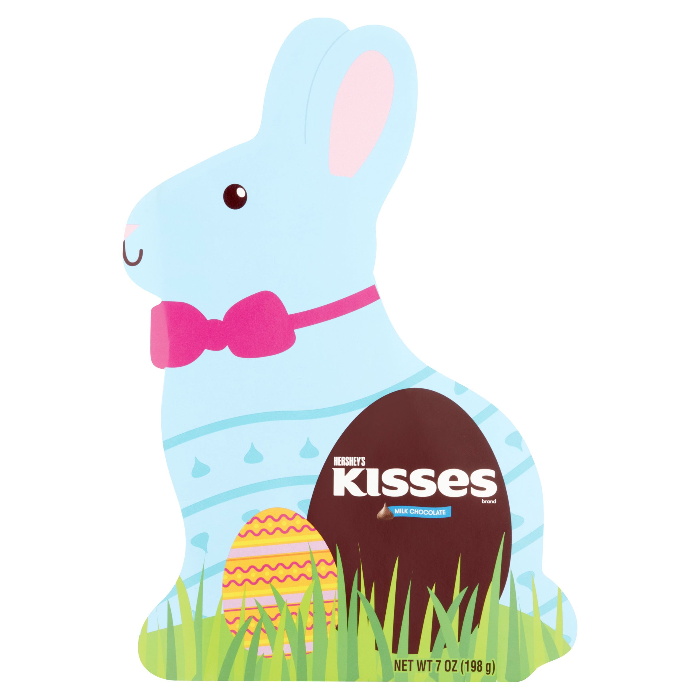 Hershey's Kisses Milk Chocolates in Easter Bunny Box, 7 oz by The Hershey Company