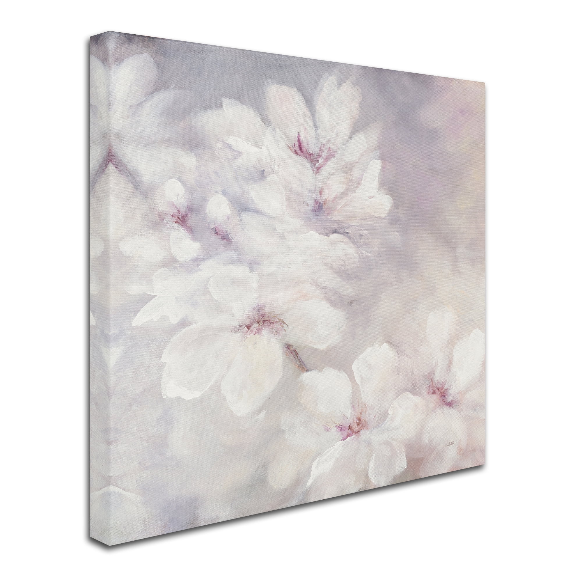 Trademark Fine Art 'Cherry Blossoms Square' Canvas Art by Julia Purinton