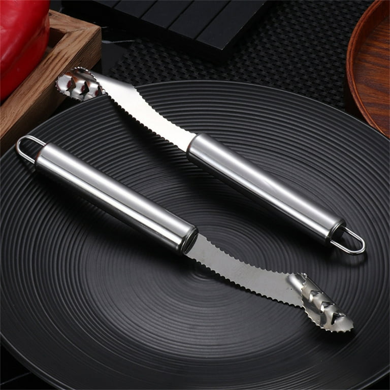 Wiueurtly Kitchen Utensils 2pc Stainless Steel Cutter And Corer Green  Pepper Seeder Seed Corer Pepper Kitchen Tool 