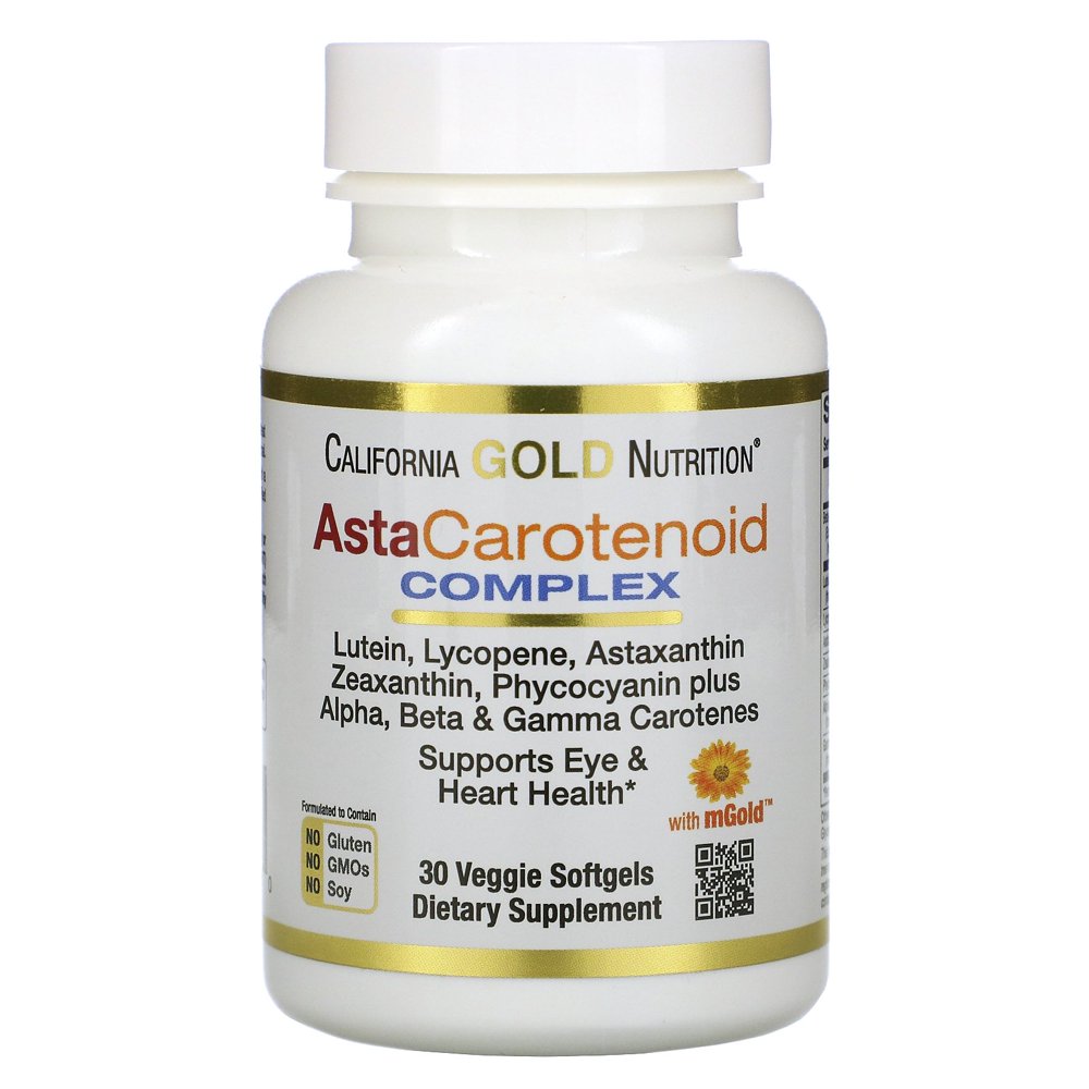 California Gold Nutrition AstaCarotenoid Complex, Lutein, Lycopene