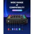 Gaming Audio Mixer, Audio Mixer for Streaming, Streaming RGB PC Mixer