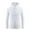 White, variant on Sentmoon Sun Shirt Men Long Sleeve Hooded Neck Mens Athletic Tops Zipper Detail Solid Color Relaxed Hiking Shirt Comfy 2025 Summer for Music Festival L