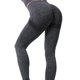thumbnail image 2 of Sonducket Mallas pantalones de Yoga para mujer, mallas de cintura alta sin costuras, transpirables, para gimnasio, ropa de realce, pantalones de Yoga para Pijama gris M, 2 of 8