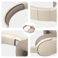 thumbnail image 4 of Rirool Bluetooth Over-Ear Headphones, Wireless Foldable Headset with HiFi Stereo Deep Bass, 12H Playtime, Built-in Mic, Soft Protein Earpads for Travel, Home, Office & Cellphone, Cream Beige, 4 of 8
