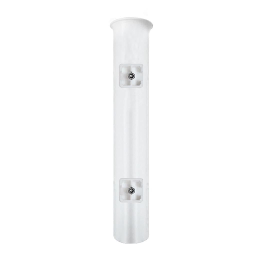 Miulika 4 Pieces Lightweight Portable Fishing Accessories Durable Nylon Stand-Off Mount Rod Holder for Kayak Boat, White