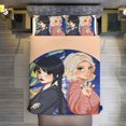 thumbnail image 3 of Wednesday Addams Housse de Couette, Ensemble de Literie 3 Pcs Impression Double Face Housse de Couette Décorative, 3 of 5