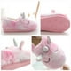 thumbnail image 5 of 1 par de pantuflas de unicornio, encantadoras pantuflas de felpa, cálidas y de invierno para mujer (rosa), 5 of 5
