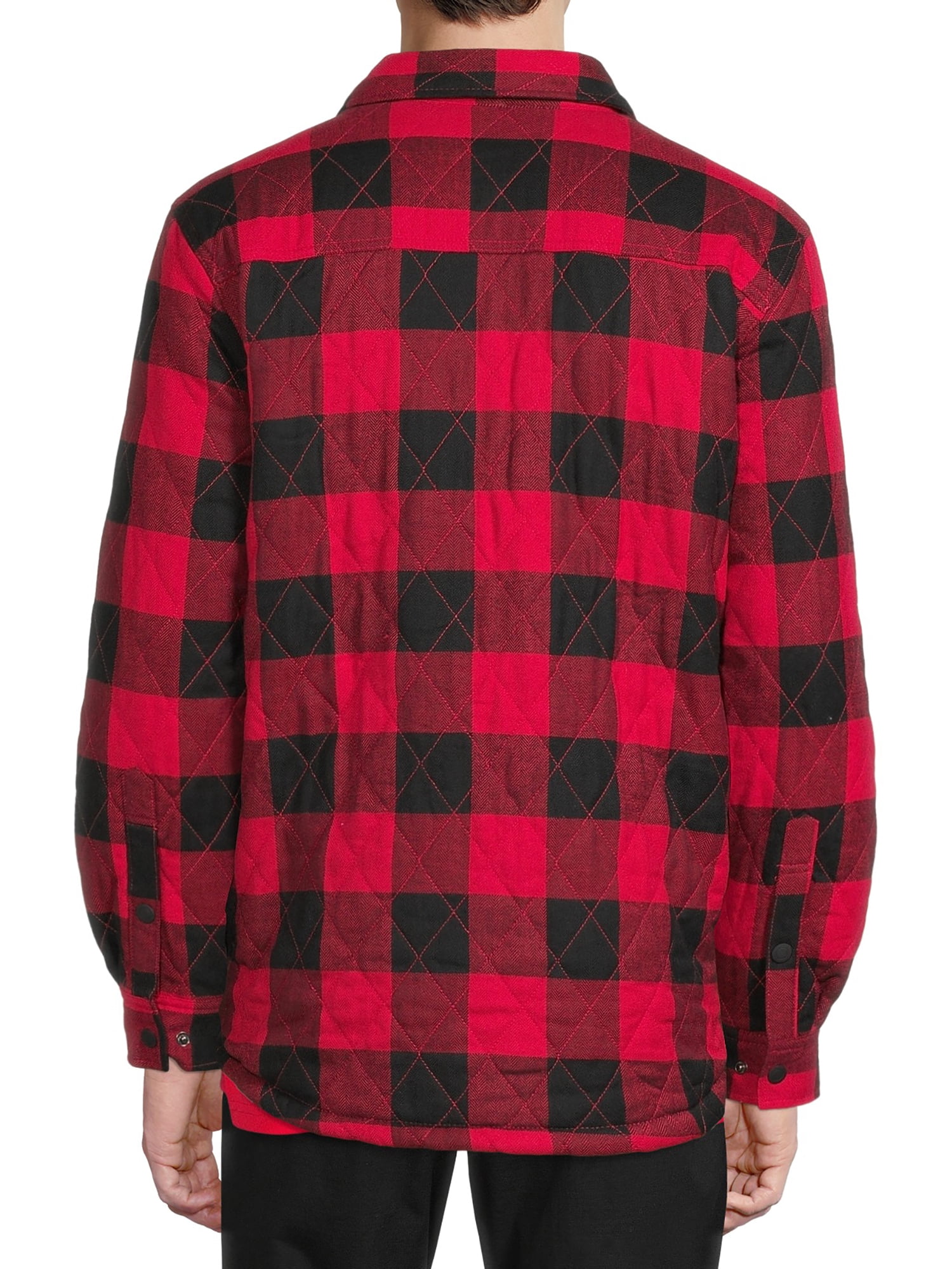 George Men's and Big Men's Shirt Jacket, Up to Size 5XL