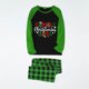 thumbnail image 1 of Blusa y pantalones con estampado a cuadros para hombre y papá, ropa familiar, pijamas, blusa y pantalones de poliéster, 1 of 3