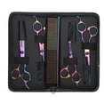 thumbnail image 1 of AMONIDA Stainless Steel Scissors Kit, Scissors Kit, Round Tip Scissors Kit, Pet Supplies Grooming Tool Set For Dog Cat Pet Grooming And Hairdressing, 1 of 8