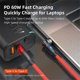 thumbnail image 3 of E9 2m 3-in-1 iP Micro Type-C 540 Degree Rotation PD 60W Fast Charging Magnetic Data Cable - Green, 3 of 5