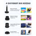 thumbnail image 2 of Electric Inflator Pump 4000mAh, Air Pump Battery Rechargeable Inflatable Air Mattress Pump, Portable Air Pump with 4 Air Jets, 2 of 4