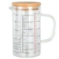 thumbnail image 1 of Tasse à Eau, Tasse à Mesurer en Verre V Tasses Transparentes Design de Pointe, 1 of 8