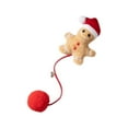 thumbnail image 3 of Almencla Christmas Cat Toy Cat Rope Toy Funny Portable Cat Bite Rope Toy Interactive Chew A, 3 of 8