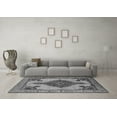 thumbnail image 3 of Ahgly Company Indoor Square Oriental Gray Industrial Area Rugs, 8' Square, 3 of 4