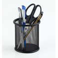thumbnail image 3 of Portalápices de Metal redondo negro, portalápices, caja de almacenamiento para lápices, organizador de oficina Sincero Electrónica, 3 of 5
