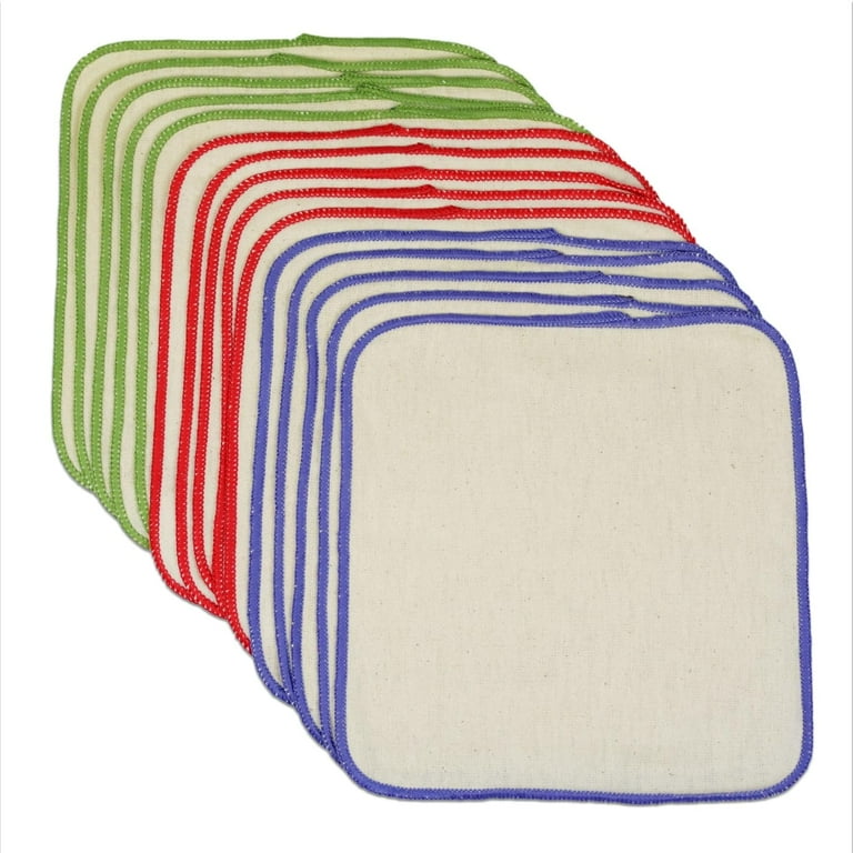 OsoCozy Flannel Cloth Baby Wipes Reusable and Washable Saves
