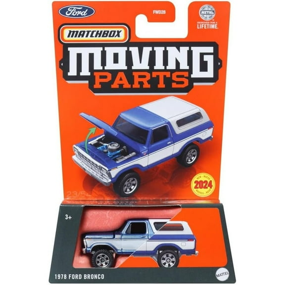 Matchbox Moving Parts 1978 Ford Bronco Diecast Vehicle