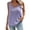 Purple, variant on Cilsoka Women Summer Tank Tops Round Neck Sleeveless Front Pleated Button Down Tunic Casual Outfit 2026 Basic Loose Shirts