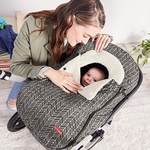 Skip Hop Stroll & Go Car Seat Cover, Grey Feather photo 2