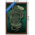 thumbnail image 3 of The Wizarding World: Harry Potter - Slytherin Snake Crest Wall Poster, 14.725" x 22.375", Framed, 3 of 5