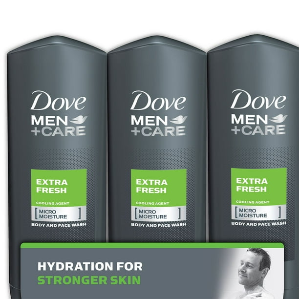 Dove Men+Care Body and Face Wash, Extra Fresh (18 oz., 3 pk.) Walmart