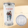 thumbnail image 2 of Ochapa 20oz Tumbler Stainless Steel Gifts for Mom from Daughter, Mothers Day Gift Cup, Mom Birthday Gifts for Mama, Travel Mug with Lid, Mom Coffee Cup, Gifts from Daughter for Mum Women, 2 of 7