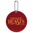 thumbnail image 1 of Fantastic Beasts and Where to Find Them Logo Round Luggage ID Tag Card Suitcase Carry-On, 1 of 8