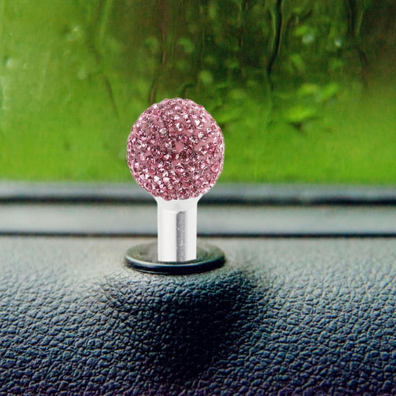 MLINS 1 Pair Universal Car Door Lock Knobs Rhinestone Car Door Lock Knobs Lift Covers Decorative Auto Door Pull Pin Cover For Car Inner Accessories