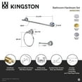 thumbnail image 3 of Kingston Brass 3-Piece Bathroom Accessories Set, Polished Chrome, 3 of 6
