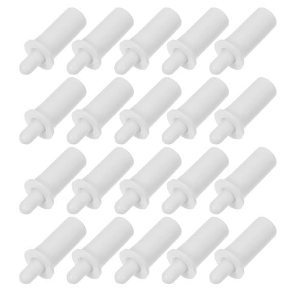 ETHZZLE 20Pcs Spring Loaded Shutter Repair Pins White Buffer Retainer Pin for Blind Slats