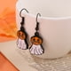 thumbnail image 4 of 5 Estilos De La Serie De Halloween Pendientes De Cabeza De Calabaza Fantasma Colgante Accesorios De Moda Divertidos De Dibujos Animados Joyería Regalos Para Amigos, 4 of 4