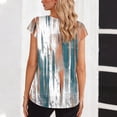 thumbnail image 5 of Short Sleeve Shirts for Women Casual Soft V Neck Boho Basic Tee Tops Summer Outfit Clothes Summer Tops For Women, 5 of 7