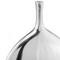 thumbnail image 4 of 3.5" X 11.5" X 16" Silver Aluminum Large Long Neck Disc Vase, 4 of 4