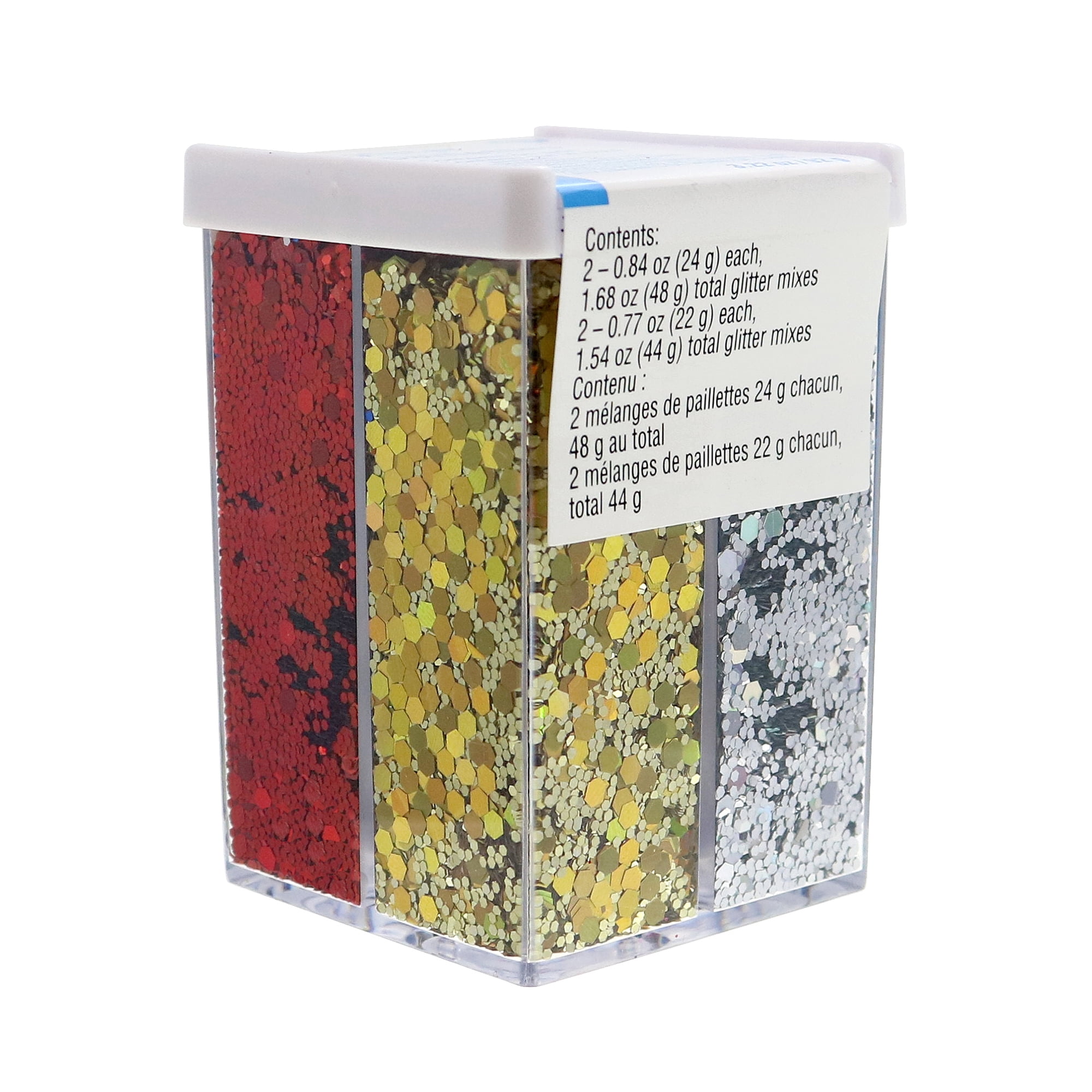 Primary Colors Glitter Set by Creatology – Assorted Classic Glitter for Paper Crafts - DIY Projects & Decorations - 12 Pack