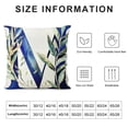 thumbnail image 5 of Acheng Spring Throw Pillow Covers Cushion Cases  Spring Throw Pillow Covers Monogram Letter Pillow Covers Plant Blue Accent for Sofa Couch Décor White, 5 of 5