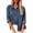 Sky Blue, variant on Tqyyweavej Women Denim Shirts Button Down Loose Fit Long Sleeve Jacket Lounge Solid Color Lapel V Neck Jean Tops with Pockets