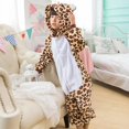 thumbnail image 1 of Traje de Kigurumi para niños, disfraz de conejo, elefante, murciélago, pijama de Navidad con cremallera, 1 of 4