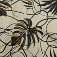 thumbnail image 1 of oneOone Silk Tabby Light Brown Fabric Abstract Tropical Leaf Sewing Material Print Fabric By The Yard 42 Inch Wide, 1 of 4