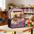 thumbnail image 2 of Jeiento Horse Toddler Preschool Backpack 13.5", Polyester Kids Bookbag with Multiple Pockets, Water Resistant School Bag for Daycare Kindergarten Travel (Unisex), 2 of 7