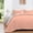 Peach, variant on DNG Creations 5 Piece Diamond Pattern Comforter Set, 800 Thread Count, 100% Egyptian Cotton - Oversized Queen, Solid Peach Color
