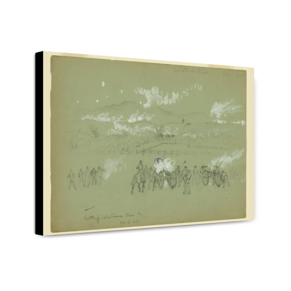 Canvas Print: Battle Of Allatoona Pass, Ga. Oct 5-64