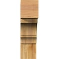 thumbnail image 2 of Ekena Millwork 4"W x 14"D x 14"H Balboa Block Rough Sawn Bracket, Western Red Cedar, 2 of 4